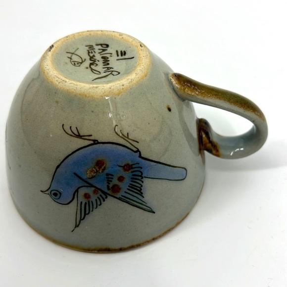 Ken Edwards El Palomar Pottery
Coffee Tea Cup Mug Tonala Mexico Blue Bird Floral - Picture 13 of 13